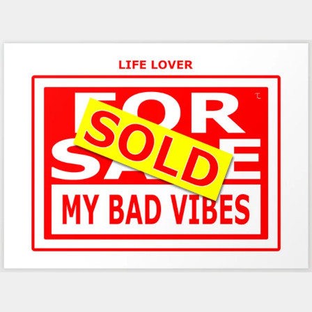 Tarzipan Life Lover - For Sale - Sold My Bad Vibes