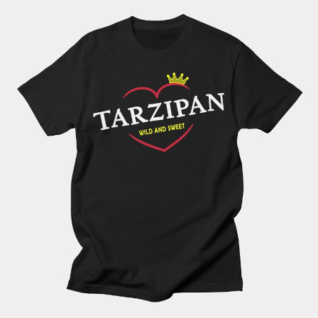 Tarzipan Lover - Wild And Sweet Heart T-Shirt Black