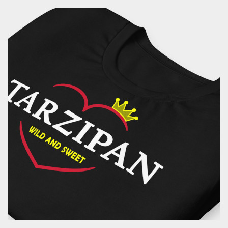 Tarzipan Lover Wild And Sweet Heart T-Shirt Black